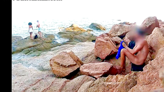 BEACH FUCK INFIDELITY WEEKEND： I fuck the slut wife on the beach 3
