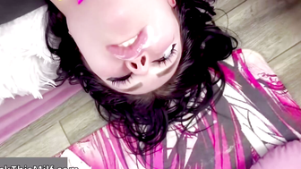 Juicy Gets Hard Anal Creampie and Throat Fucking