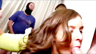 Busty German MILF Susi's Condom-Free Gangbang Party