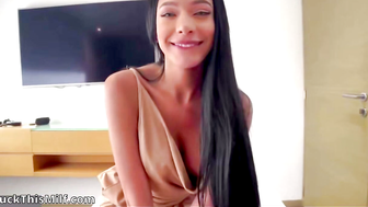 First Casting With Beautiful Latina Teen - POV Sex 11