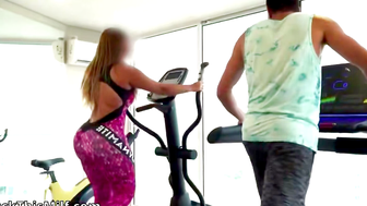 Hot Latina Charmaine Star Gets Picked Up For Hardcore Gym Sex
