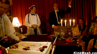 Kait Snow Birthday Orgy with Chloe & Camilla