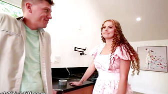 Alaura Eden's Hairy Pussy Takes It in Every Position