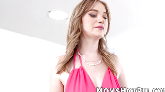 Elsa Violet Gets Hard Banged By Stepbro After Stripping In Red Dress