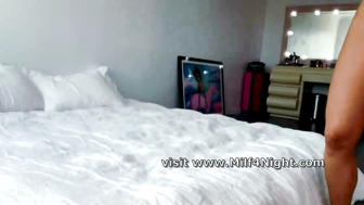 Busty Brunette Sucks Cock and Rides Hard on Pink Couch with Maximo Garcia