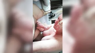My ex-wife shows her fat boobies and twat like a