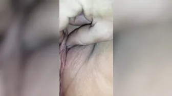 Close up BBW 1st Time Anal with Gigantic Leopard Print Sex Toy