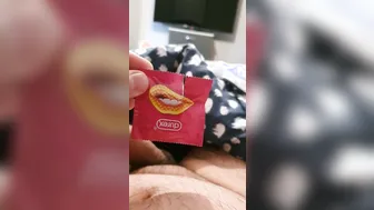 Step Cougar help Step Son Put on Condom for Banged during our
