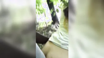 Momma Getting it outdoors