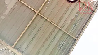 Adorable Housewife has Fun without Underwear on the Swing Hoe Swings and