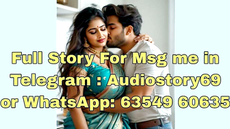 Indian Wife in Blue Saree Gets Kissed and Choked by Lover