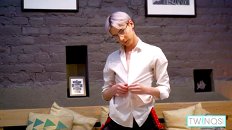 Slender Blonde Twink Karol Gajda Finger Fucks On Couch