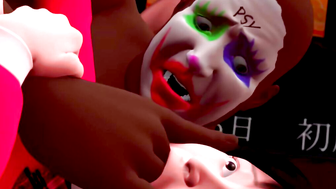 Clown Face Returns in Wild Hentai Fuck