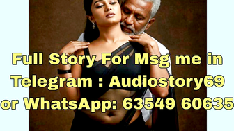 Hot Indian Maa in Black Saree Gets Rough Chudai from Old Man