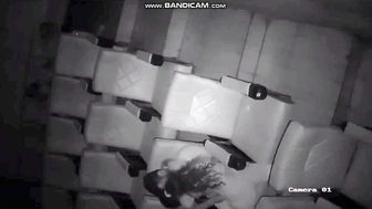 Indian Couple Fucking in Movie Theater Captured on CCTV Camera