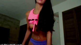 Pissed Off Stepsister Princyany Takes BBC in Pink Crop Top