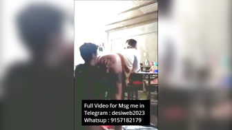 Indian Girl with Big Boobs Rides Man in Chair Sex