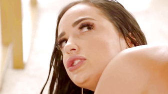 Busty Sofi Ryan in Black Lingerie Gets Deep Anal from Black Guy