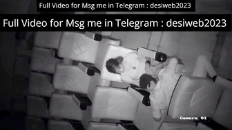 Indian Girl Deepthroats Lover in Cinema Seat Surveillance