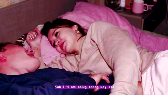 Caught Teen Girl Sucks Young Guy Cock on Couch Then Fucks in Bed