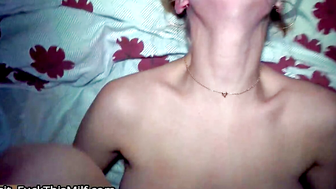 Tattooed Stepbrother Face Fucks Teen Sasha Under Bed