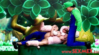 Mario And Luigi Fuck Toadette In 3D Porn Scene