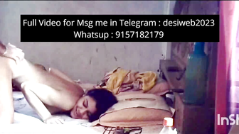 Indian Girl Doggy Style Fuck on Bed with Hairy Ass
