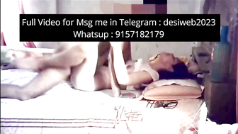 Indian Babe Sucks Cock and Gets Deep Throated on Bed