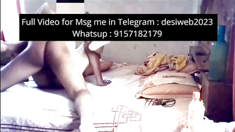 Naked Indian Girl Sucks Cock on Bed in Viral MMS Video