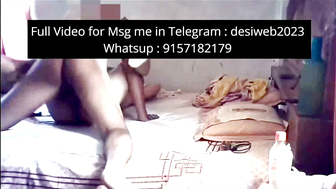Naked Indian Girl Sucks Cock on Bed in Viral MMS Video