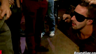 Ripped Go-Go Boy Isaac Hardy Gets Double Fucked and Flogged in Public Bar Gangbang