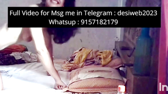 Indian Wife Sucks Hubby Dick and Gets Fucked Hard on Bed
