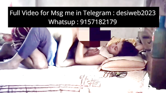 Indian Wife Sucks Hubby Dick and Gets Fucked Hard on Bed