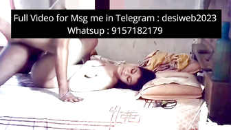 Indian Bhabhi Sucks Cock and Takes Deep Doggy Style Fuck on Bed