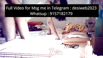 Desi Wife Doggy Style on Messy Bed Amateur Fuck