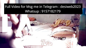 Desi Indian Couple Rough Sex on Bed