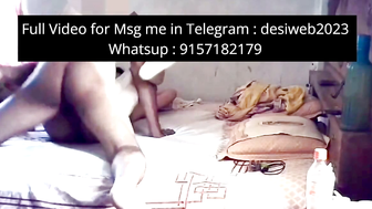 Desi Indian Couple Rough Sex on Bed
