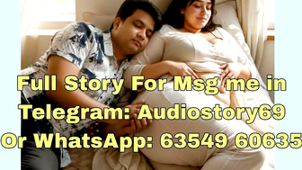 Maa ki chudai: Sleeping Indian couple in bed with husband touching wife's belly