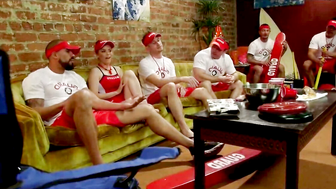 Sasa Khigir Deepthroats Multiple Dicks in Lifeguard Gangbang