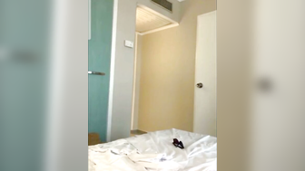 Blonde Mom Naked in Hotel Room Gets Fucked POV