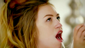 Blonde Gets Deepthroated by Black Cock Compilation
