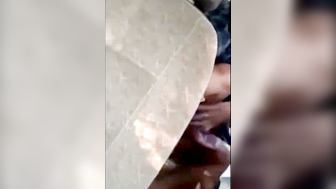 Indian Wife Deepthroats Cock in Car During Duty Massage Session
