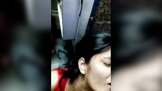 Indian Couple Romantic Fuck in Bedroom with Nose Piercing Girl