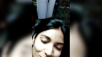 Indian Couple Romantic Fuck in Bedroom with Nose Piercing Girl