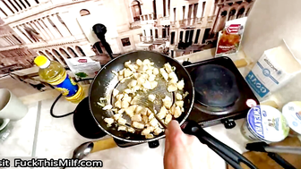 Amateur Wife Dru Blake Gets Fucked in Kitchen While Cooking Chicken
