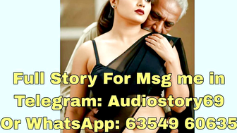 Indian Wife in Black Saree with Old Man Group Sex Scene