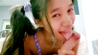 CreamBerryFairy Sucks Cock in Pigtails