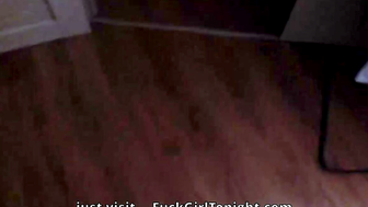 Amateur Girlfriend Deepthroats Cock in Bedroom POV