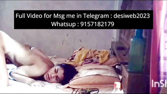 Desi Bhabhi Assfucked in Doggy Style on Bed