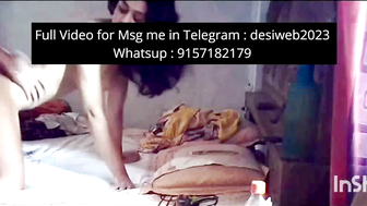 Indian Wife Assfucked by Neighbor in Bedroom